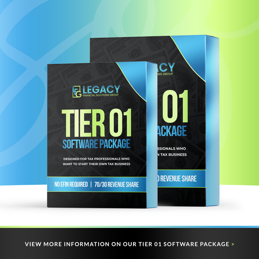Tier 01 Tax Software Package