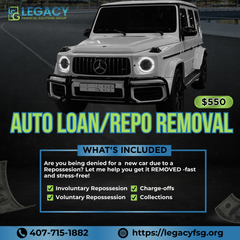 Auto Loan/ Repossession Removal