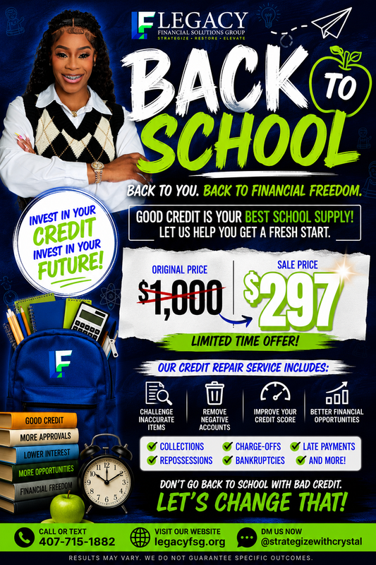 Back 2 School Sale