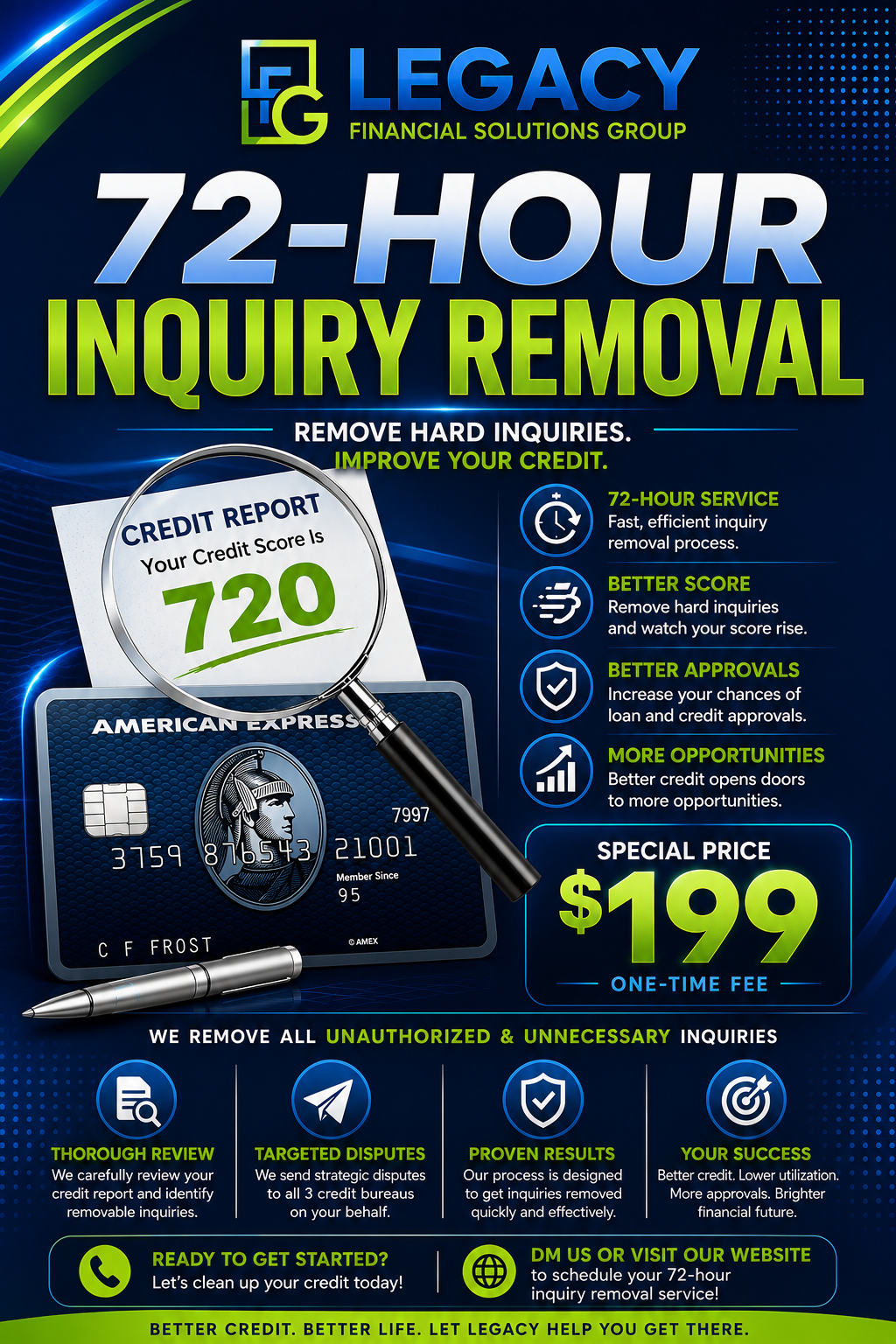 72-Hour Inquiry Removal