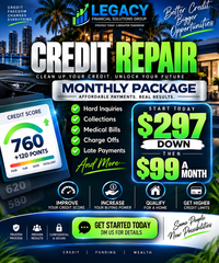 Monthly Credit Repair Package